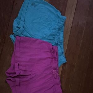 Kids Blue and Pink Shorts